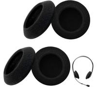 Subzonal-Wjelet Logitech Lot De 2 Paires De Coussinets En Mousse Pour Casque Logitech H330/H340/H110/H111 (50 Mm, Noir)