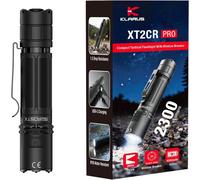 Subzonal-Xt2cr Pro 2026 Lampe Torche Tactique ¿ 2300 Lumens, Portée De 360 ¿¿M, Led Blanche Pure, Rechargeable Par Usb-C, Étanche Ipx8, Autonomie De 72,5 H, Double Interrupteur Arrière
