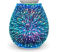 Subzonal-Zen¿Arôme - Brûleur Cire Parfumée Calorya N°6 - Brûle Parfum Électrique Pour Fondant Parfumé - Lampe À Parfum - Coupelle Amovible - Décor Effet 3d , Éclairage D¿Ambiance Coloré