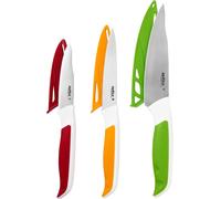 Subzonal-Zyliss E920240 Comfort Set De 3 Couteaux De Cuisine, 8.5cm/10cm/13cm, Lame Japonaise En Acier Inoxydable, Couteau D¿Office/Couteau D¿Office Dentelé/Couteau Universel, Passe Au Lave-Vaisselle