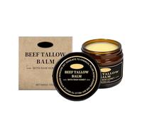 Suc de bœuf pour la peau, baume sébum et miel pour le visage, suif de bœuf provenant de bovins nourris à l'herbe et crème hydratante au miel brut de bœuf sauvage pour le corps et le visage, pour peaux