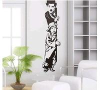 SucAda Charlie Chaplin Enfants À La Recherche Décoratif Vinyle Wall Sticker Home Decor DIY Papier Peint Créatif Salon Chambre Bar Décor Cadeau 25X130Cm