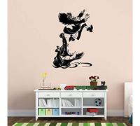 SucAda Dessin Animé Crocodile Stickers Muraux Vinyle Amovibles Personnalisés 57x83 cm