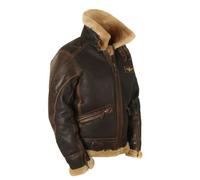 SUCADA Veste Homme Hiver Plus Velours Épaississement Polaire Slim Fit Rétro Cuir Synthétique Outdoor Casual Chaud Manches Longues A-Brown1 4XL