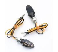 SUCANY Indicateurs de Moto,12V E24 5LED MINI Clignotants Lumières Pour Moto,E-MARK,IP65 M8 Clignotant LED Adapté Aux Motos,Convient Aux Scooters, VéHicules Hors Route à Quatre Roues (2 Pièces)