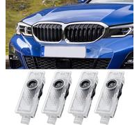 SUCANY Projecteur de Lumière de Voiture,LED Lumière de Porte de Voiture,Projecteur de Porte de Voiture pour Logo,pour BMW 1 2 3 4 5 6 7 Series X1 X2 X3 X4 X6 M GT Series (4 Pièces)