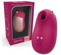 Succ clitoris en silicone souple rechargeable stimulateur vaginal vibrant