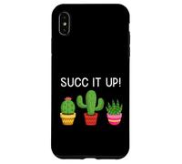 Succ It Up, T-shirt humoristique pour amoureux des plantes succulentes à l'aloe vera Coque pour iPhone XS Max