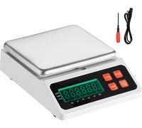 SucceBuy 10 kg x 0,1 g Balance industrielle de comptage, balance numérique pour pièces, monnaies et inventaires, unités g/kg/lb/oz/ct, balance électronique de grammage pour bijoux