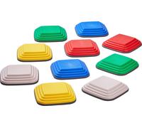 SucceBuy 10 pièces pierres d'équilibre pour enfants, capacité de charge de 100 kg, pierres sensorielles antidérapantes pour jeunes enfants, jouets pour parcours d'obstacles pour les 3-8+ ans, jeu d'in
