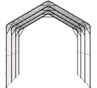 SucceBuy 10' x 15' Carport métallique robuste, abri voiture pour bateaux en plein air