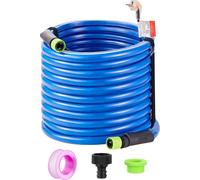 SucceBuy 100ft RV Tuyau d'eau chauffé -45°F Antigel, autorégulant, 5/8" ID, sans plomb ni BPA, raccords rapides pour une alimentation en eau fiable en hiver
