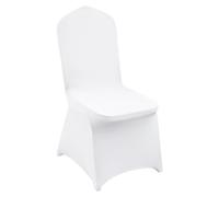 SucceBuy 12-100 pièces housses de chaise en élasthanne extensible housse de chaise universelle ajustée housses lavables amovibles pour les vacances de mariage 100pcs Short