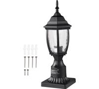 SucceBuy 15,75 pouces poteau extérieur - capteur crépusculaire, idéal pour le jardin, la terrasse, les allées et autres espaces extérieurs, pour éclairer et embellir votre maison avec style et fonctio