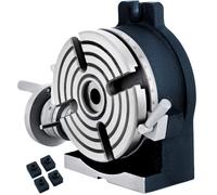 SucceBuy 150mm/5.9In Table rotative verticale et horizontale système d'index de plaque de division réglable tête de division pour fraiseuse