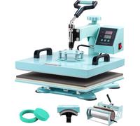 SucceBuy 15x15 pouces Machine de pressage à chaud 5 en 1 - Libérez votre potentiel créatif avec précision et sécurité !