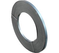 SucceBuy 1640' Rouleau de cerclage en acier, largeur 3/4" x épaisseur 0,02", résistance à la rupture 1700 lbs, cerclage haute performance, bobine métallique noire pour l'emballage de palettes