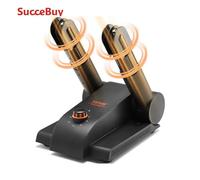 SucceBuy 180 ° Sèche-chaussures pliable à 2/4 tuyaux, sèche-bottes Portable avec minuterie et souffleur pour bottes de neige, chaussures en cuir, chaussures en toile, chaussettes Séchage par ventilate