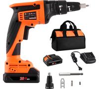 SucceBuy 20V Max Set de tournevis pour la construction sèche - puissant, efficace et sans fil. Ce set de tournevis pour la construction sèche est un choix de premier ordre pour tout projet de construc