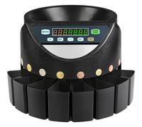 SucceBuy 300 pièces/Min Euro compteur de trieur de pièces de monnaie Machine électrique automatique professionnelle affichage LED pour magasin banque commerciale