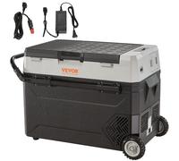 SucceBuy 35L/45L/55L réfrigérateur de voiture à poignée pliable Portable avec congélateur de compresseur de roue pour Camping pique-niques voiture voyage à domicile 45L