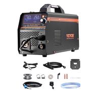 SucceBuy 4 en 1 Machine de soudage MIG gaz MIG 160A 200A soudeuse Mig synérique multi-processus avec onduleur IGBT écran LCD affichage MIG 160A
