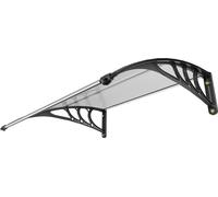 SucceBuy 40" x 40" Toit de store pour porte et fenêtre, UPF 50+ polycarbonate. Protège du soleil, des UV, de la pluie et de la neige. Porte-à-faux extérieur idéal pour porte d'entrée et fenêtre. Panne
