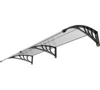 SucceBuy 40" x 80" Toit de store pour porte et fenêtre - LSF 50+ polycarbonate. Protège du soleil, des rayons UV, de la pluie et de la neige. Porte-à-faux extérieur idéal pour la porte d'entrée et les