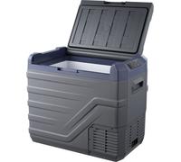 SucceBuy 45L 12V Réfrigérateur de voiture, congélateur portable à une zone, lumière intégrée, -4℉-68℉, 12/24V DC, 100-240V AC Glacière à compresseur pour plein air, camping, RV, Gris