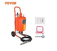 SucceBuy 5/10/20 gallons sableuse 60-110 PSI Kit de sableuse à air portable avec séparateur huile-eau pour l'élimination de la rouille des taches de peinture 10 Gallon