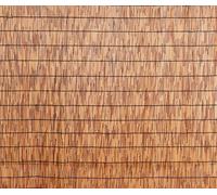 SucceBuy 5,5ft x 16,4ft clôture en roseaux naturels, écran de roseaux, terrasse balconReproduction, jardin arrière cloison, panneau d'intimité, 0 tension, roseaux, brun