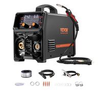 SucceBuy 5 en 1 soudeuse MIG 200Amp Pluse Mig Machine de soudage gaz MIG/Flux Core MIG/Stick/ascenseur TIG/AU TIG avec écran LCD 200A