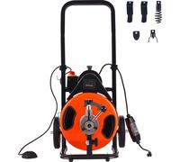 SucceBuy 50 FT 1/2" Déboucheur électrique Auto Feed Auger Moteur puissant pour canalisations bouchées