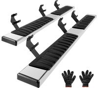 SucceBuy, 6 pouces pour 2015-2023 Ford F150 - double cabine/2017-2023 Ford F - 250 F - 350 Super devoir double cabine, 201 Marchepieds en acier inoxydable, 500 livres de capacité de charge, 2 pièces