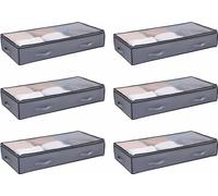 SucceBuy 6 x commode sous le lit Bac sous le lit 996x500x180mm 90L empilable