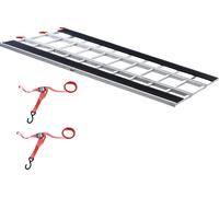 SucceBuy 85" x 54" Rampes pliantes extra larges en aluminium, capacité de 1500 livres pour moto, dirt bike, remorque, ATV, UTV, tracteur de jardin, tondeuse à gazon, 3 pièces