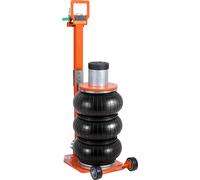 SucceBuy Air Jack, 3 tonnes/6600 lbs, levage pneumatique 1-6S avec colonne surélevée, poignée réglable, compact et peu encombrant, revêtement en caoutchouc épais, convient pour limousine, SUV, pick-up