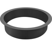 SucceBuy Anneau de foyer rond, 10 pouces de haut, 44 pouces de diamètre extérieur/39 pouces de diamètre intérieur. epaisseur de 2,5 mm. Rev?tement robuste en acier au carbone pour feux de camp ? monte