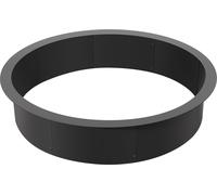 SucceBuy anneau de foyer rond, 40 pouces de diamètre extérieur/36 pouces de diamètre intérieur. 8,5 pouces de hauteur. Revêtement robuste en acier au carbone pour les feux de camp faits maison