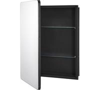 SucceBuy Armoire à pharmacie, 24 x 30 pouces, pour salle de bain, avec miroir et étagères réglables