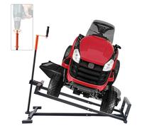 SucceBuy Ascenseur de tondeuse à gazon avec cric hydraulique/fileté, lève-herbe mobile réglable de 500/880 lb pour tracteur de jardin de tondeuse à gazon 500LBS Hydraulic