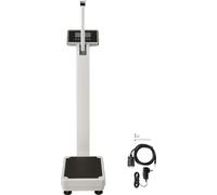 SucceBuy Balance médicale numérique de, balance professionnelle de poids et de taille pour médecins, toise intégrée, IMC, capacité de charge de 500 livres, multifonction, unités kg/lb