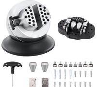 SucceBuy Ball Vise, outil de réglage de gravure de 3 pouces, rotation de 360°. 30 pièces d'accessoires. Bloc standard pour les incrustations de pierres précieuses et les gravures de petit format. Outi