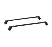 SucceBuy Bar transversal universel pour galerie de toit en aluminium, barre transversale adaptée aux rails latéraux rainurés sans écart, barre transversale réglable pour Van 120cm