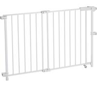SucceBuy Barrière pour bébé Barrière pour chien Barrière de séparation 750-1092 mm Réglable Blanc