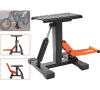 SucceBuy Béquille de levage Dirtbike, béquille de cric moto avec capacité de charge de 200 kg et fonction de levage hydraulique, table de levage réglable en hauteur, pour la réparation et l'entretien