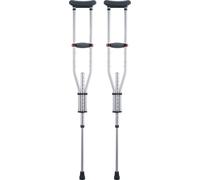 SucceBuy Béquilles, 13 positions de réglage en hauteur, béquilles légères en aluminium avec coussinets souples pour avant-bras pour adultes et adolescents, soutien en cas de blessures aux jambes et d'