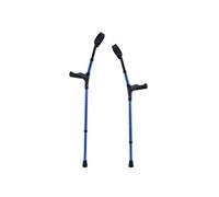 SucceBuy Béquilles d'Avant-Bras Réglable en Hauteur 11 Niveaux en Aluminium 2 Pièces