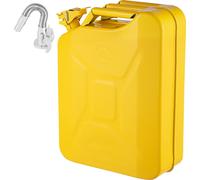 SucceBuy Bidon d'essence, 5,3 gallons/20 L Bidon d'essence portable avec système de bec flexible, réservoir en acier inoxydable et résistant à la chaleur pour véhicules et appareils, jaune - Amazon Ti