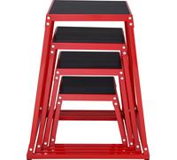 SucceBuy Boîtes de saut plyométrique, 12/18/24/30 pouces Plyo-Box-Set, plateforme de fitness Step antidérapante pour l'agilité et la musculation
